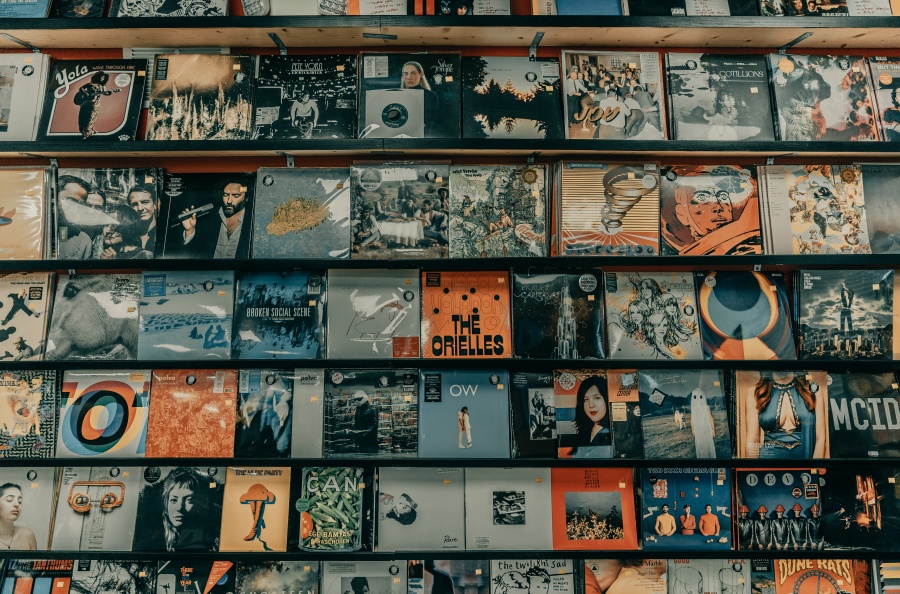 record covers